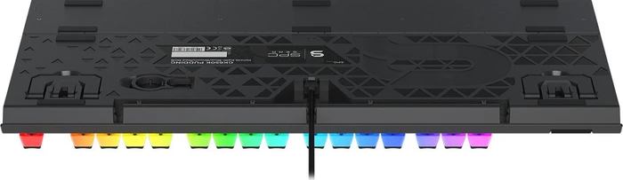 Endorfy SilentiumPC SPC Gear GK650K Omnis Pudding Edition, LEDs RGB, Kailh BLUE, USB, DE