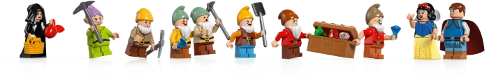 LEGO Disney - Die Hütte von Schneewittchen und den sieben Zwergen
