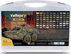 Vallejo Model Air Color Selection Farbset, 80-tlg.