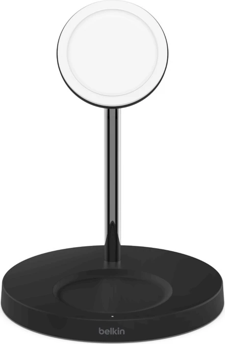 Belkin BoostCharge Pro 2-in-1 Wireless Charger Stand mit MagSafe schwarz