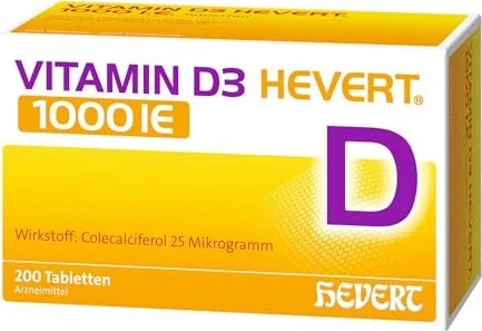 Vitamin D3 Hevert Tabletten, 200 Stück