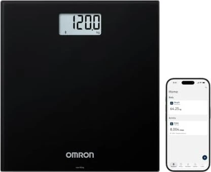 Omron HN-300T2-EBK digitale Personenwaage schwarz