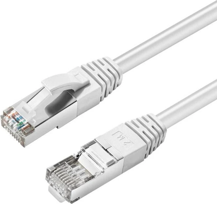 MicroConnect Patchkabel, Cat6, F/UTP, RJ-45/RJ-45, 7m, weiß
