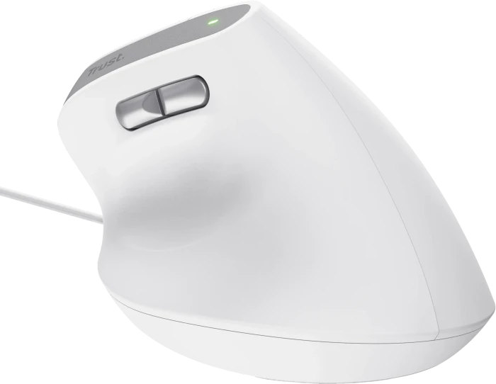 Trust Bayo II Ergonomic Mouse weiß, ECO zertifiziert, USB