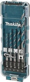 Makita Multibohrer-Sortiment inkl. Werkzeugbox, 5-tlg.