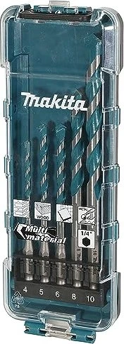 Makita Multibohrer-Sortiment inkl. Werkzeugbox, 5-tlg.