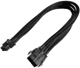 Nanoxia 8-Pin PCIe Verlängerung 30cm, sleeved carbon