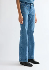 Wrangler Flare Jeans indigo rush (Damen)