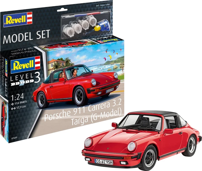Revell Model Set Porsche 911 Carrera 3.2 Targa (G-Model)