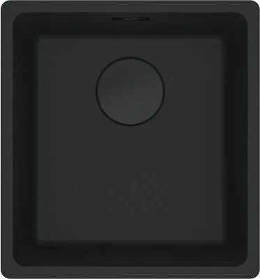 Franke Maris MRG 110-37 Unterbau Becken mittig black matt