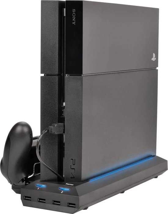 Hama Multistand Charger Bluelight Ladestation (PS4)