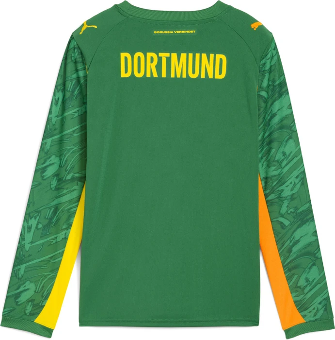 Puma BVB Borussia Dortmund Replica 2025/2026 Torwarttrikot langarm grün (Junior)