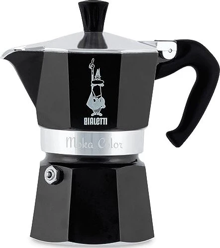 Bialetti Moka Express 3 Tassen Espressokanne schwarz