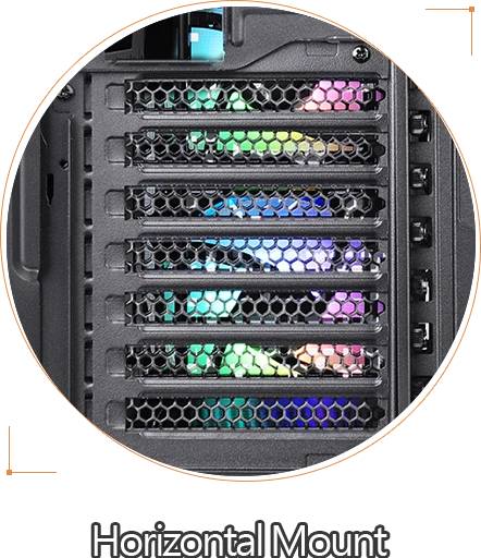 Thermaltake V350 TG ARGB Air, schwarz, Glasfenster