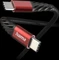 Hama Ladekabel Extreme USB-C/USB-C 1.5m Nylon schwarz/rot Vorschaubild