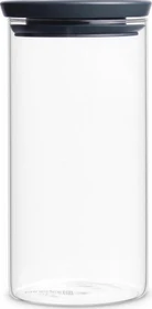 Brabantia Vorratsdose Glasbehälter 1.1l dark grey