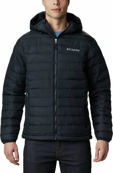 Columbia Powder Lite Hooded Jacke schwarz (Herren)