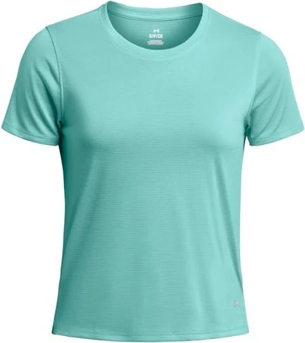Under Armour Launch Funktionsshirt kurzarm radial turquoise/reflective (Damen)