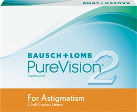 Bausch&Lomb PureVision 2 HD for Astigmatism, +0.00 Dioptrien, 3 Stück