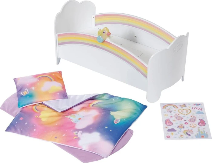 Zapf creation BABY born Zubehör - Regenbogen Bett