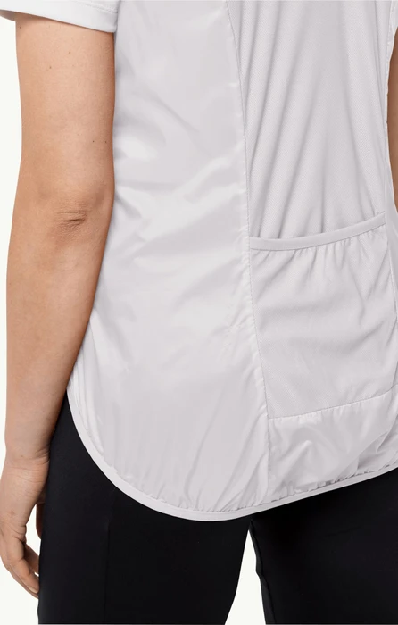 Jack Wolfskin Morobbia Wind Funktionsweste white cloud (Damen)
