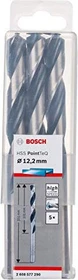 Bosch Professional HSS PointTeQ Spiralbohrer, 12.2x101x151mm, 5 Stück