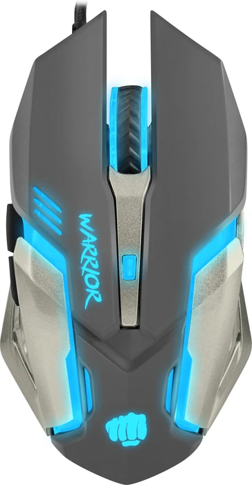 Natec Fury Warrior Gaming Mouse silber/grau, USB