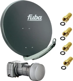 Fuba DAA 780 Sat-Anlage mit Twin LNB anthrazit