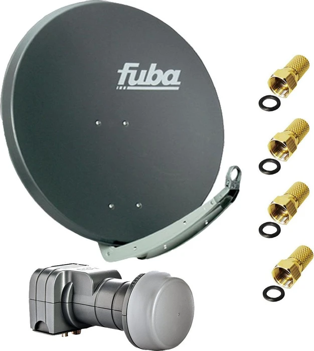 Fuba DAA 780 Sat-Anlage mit Twin LNB anthrazit