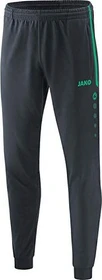 Jako Polyester Competition 2.0 Trainingshose lang anthrazit/türkis (Junior)