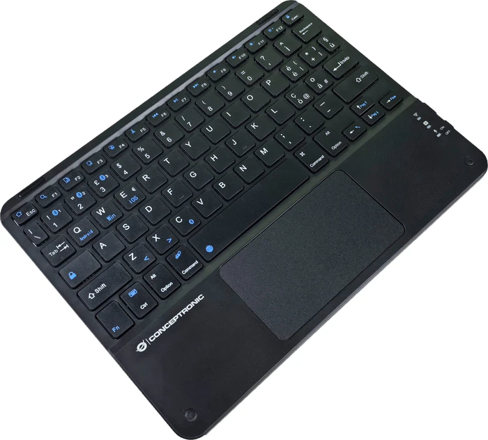 Conceptronic TOBIN01BIT 10-Zoll-Bluetooth-Tastatur mit Touchpad, Bluetooth, IT
