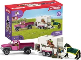 Schleich Horse Club - Pick-up mit Pferdeanhänger