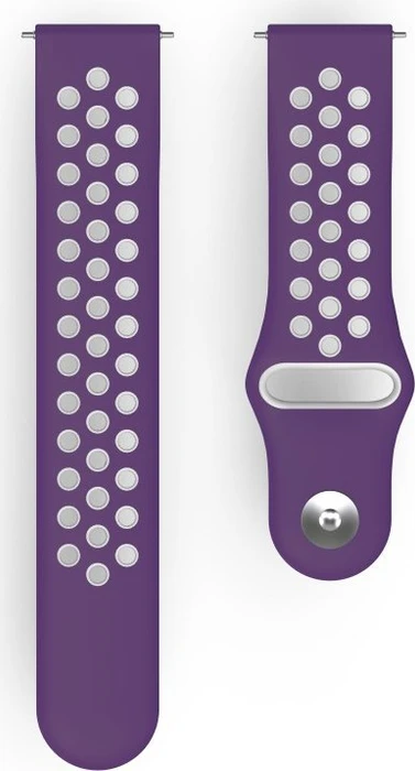 Hama Ersatzarmband Sport für Fitbit Versa 2 grau/violett
