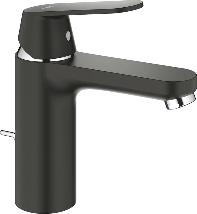 Grohe Eurosmart Cosmopolitan Einhand-Waschbeckenarmatur 1/2" M-Size mit Ablauffernbedienung midnight black