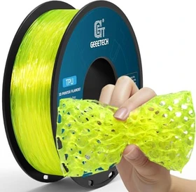 Geeetech TPU, Transparent yellow, Spule, 1.75mm, 1.00kg