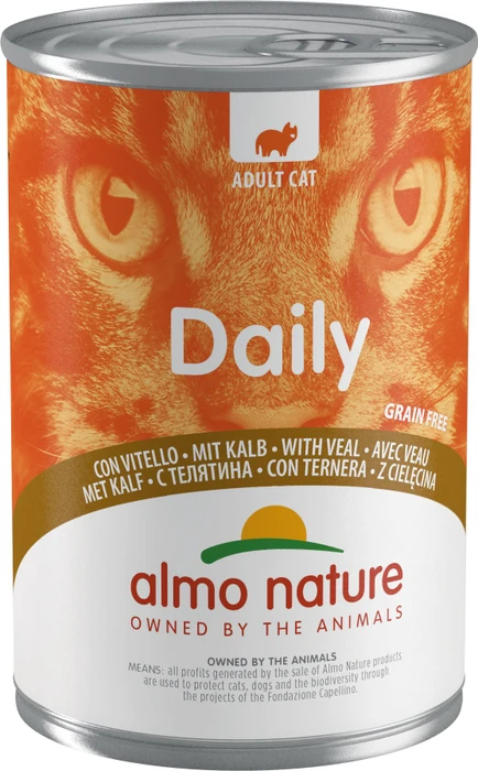 almo nature Daily Cats 400, mit Kalb, 400g
