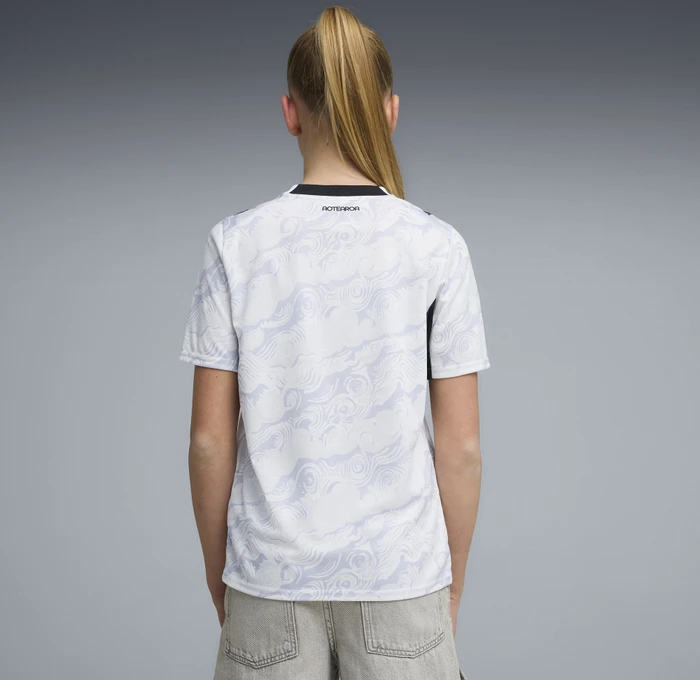 Puma FIFA WM 2026 Neuseeland Auswärtstrikot kurzarm puma white/silver mist (Junior)