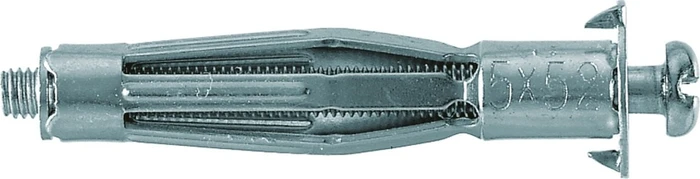 fischer HM 5x37 S K Hohlraum-Metalldübel Schrauben/Dübel-Sortiment, 4 Stück
