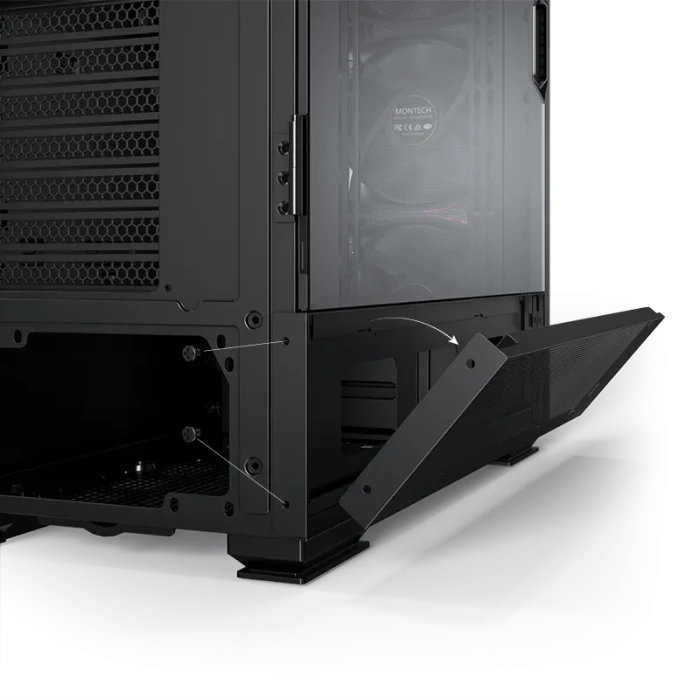 Montech Sky Two GX, schwarz, Glasfenster