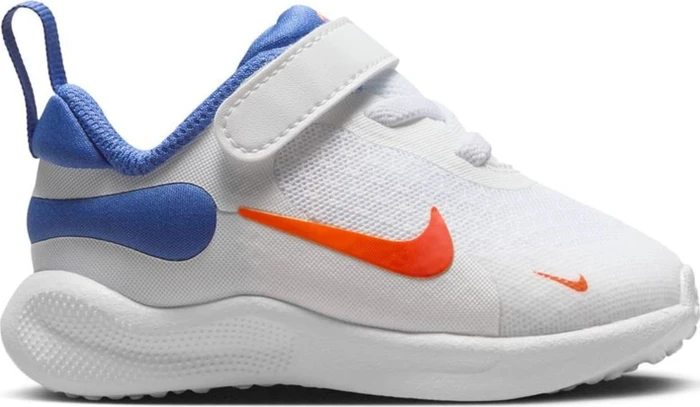 Nike Revolution 7 white/astronomy blue/total orange/team orange (Junior)