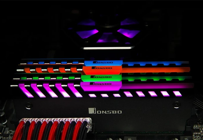Jonsbo NC-2 RGB silber, RAM-Kühler, 2er-Pack
