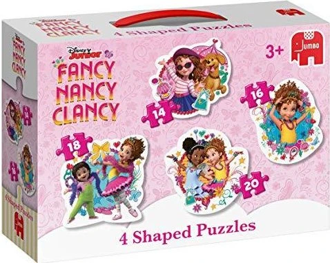 Jumbo Disney Fancy Nancy 4in1 Konturenpuzzles