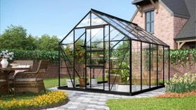 Vitavia Merkur 8300 ESG 3mm Gewächshaus anthrazit