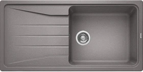 Blanco Sona XL 6S Einbau Becken reversibel mit Ablauffernbedienung alumetallic