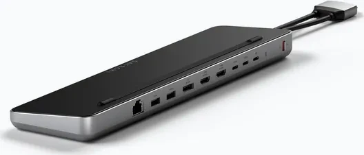 Satechi Dual Dock Stand mit NVMe, USB-C 3.1 [Stecker]