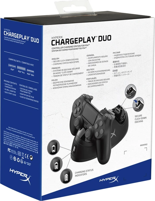 HP HyperX ChargePlay Duo Controller Charging Station Ladestation (PS4)