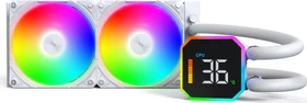 Montech HyperFlow Digital 240 White, weiß