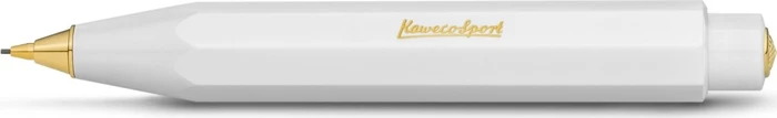 Kaweco Classic Sport Druckbleistift HB 0.7mm graphit, weiß/gold