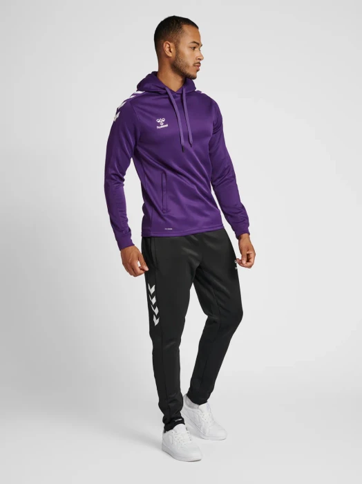 hummel Core XK Poly Sweat Hoodie acai/white (Herren)