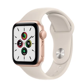 Apple Watch SE (GPS) 40mm gold mit Sportarmband Polarstern